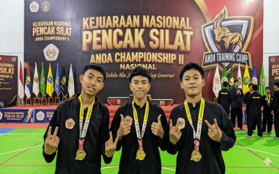 Tiga Pelajar SMAN 1 Konawe Selatan Sabet Medali Emas Kejuaraan Nasional Pencak Silat Anoa Championship II