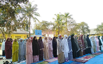 Kemarau Panjang, SMAN 1 Konawe Selatan Gelar Sholat Istisqo