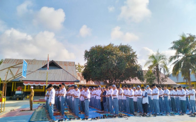 Dukung Palestina, SMAN 1 Konawe Selatan Gelar Shalat Gaib dan Doa Bersama